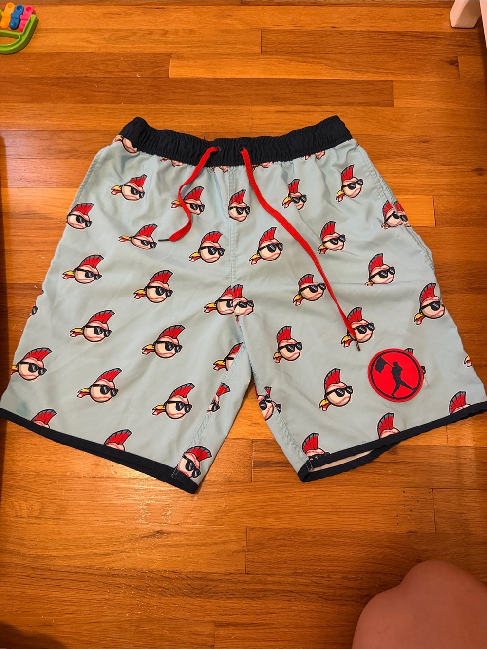 Baseballism swim shorts
